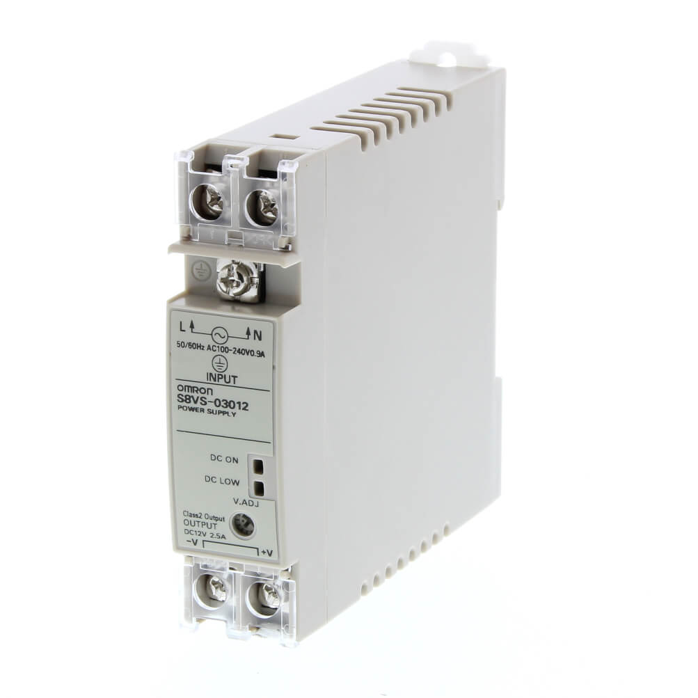 POWER SUPPLY S8VS-03012 OMRON พาวเวอร์ซัพพลาย 30W 2.5A 12VDC