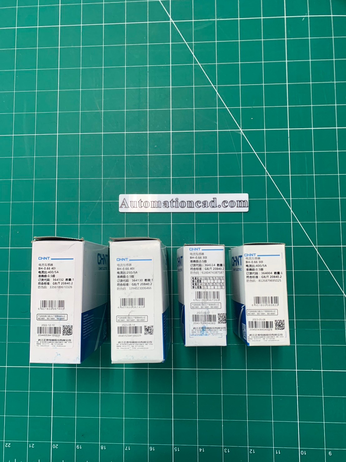 หม้อแปลงกระแสไฟฟ้า CT 100/5A CHINT BH-0.66 30IB Class 0.5 Current Transformer