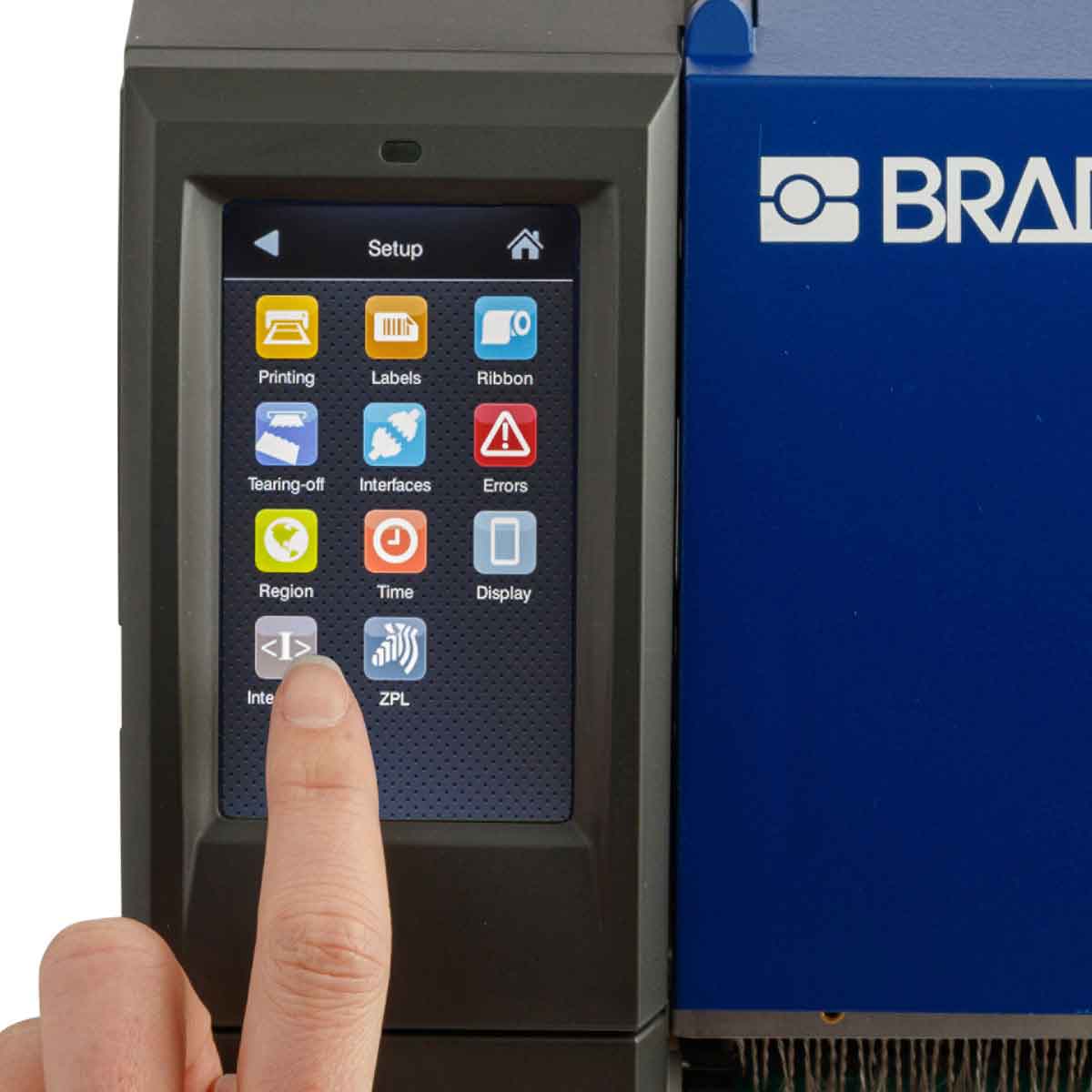 เครื่องพิมพ์สติ๊กเกอร์ BRADY i7100 300dpi Industrial Label Printer Peel Model with Product and Wire ID Software Suite