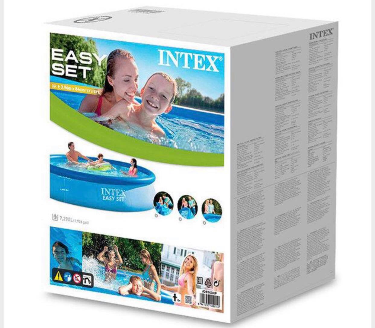 INTEX สระน้ำ Easy set pool ขนาด 13 ฟุต รุ่น 28143