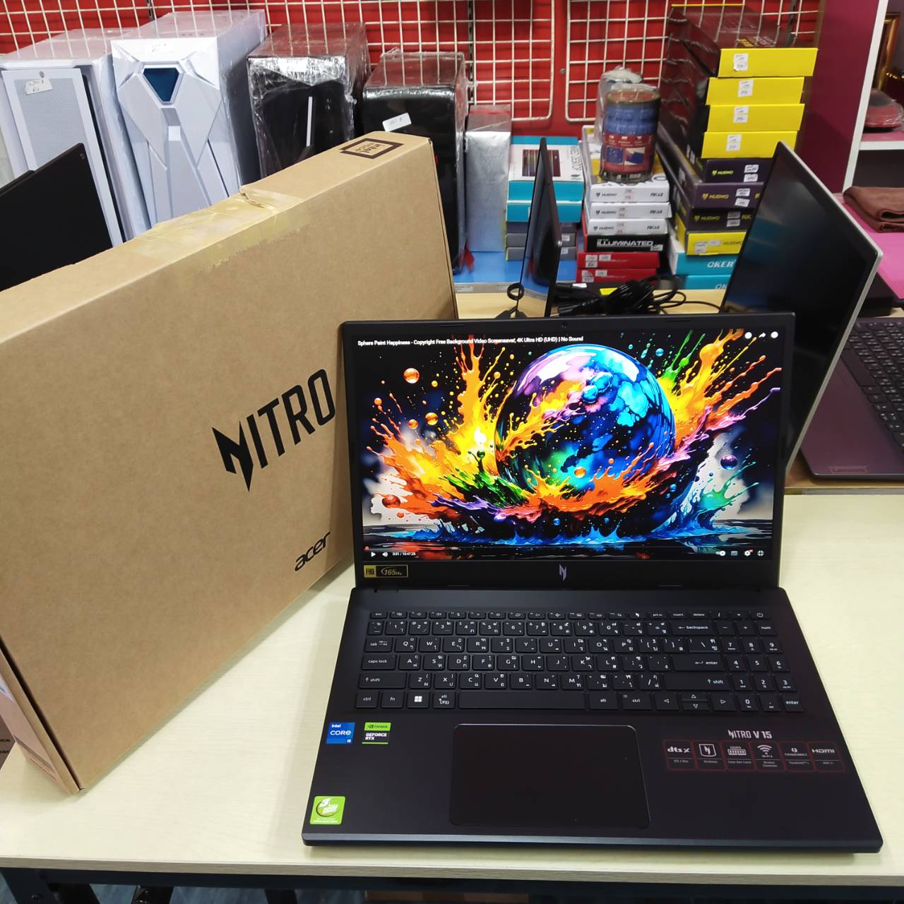 ACER NITRO V15 ANV15-51-50UV สภาพเครื่อง 100% ไร้ริ้วรอย (ประกันศูนย์ Onsite 20/11/2027)