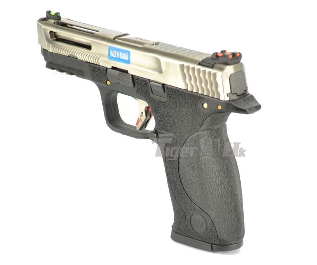 S&W M&P9 T6 B-Style สไลด์เงิน ท่อเงิน เฟรมดำ