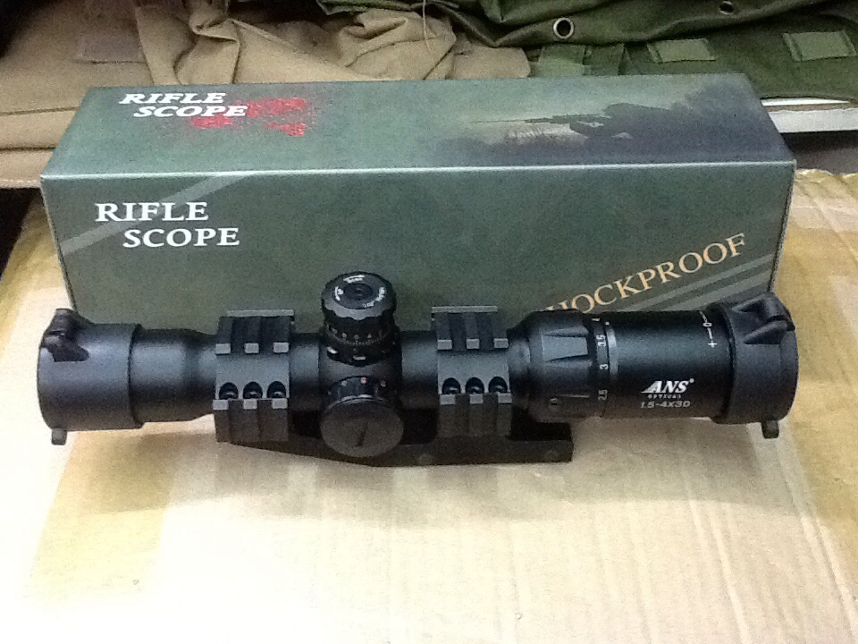 กล้องเล็งไว Scope ANS Optical 1.5-4x30 CQB