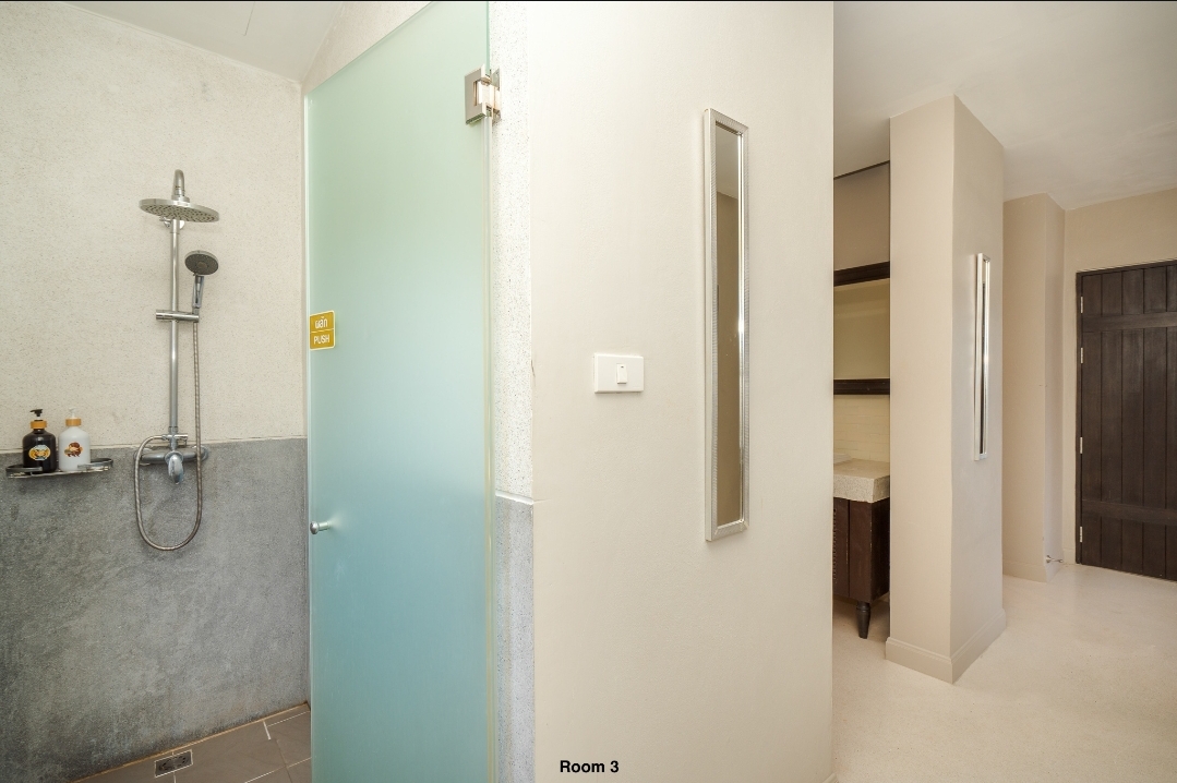 HR15021 บ้านพักหัวหิน บ้านทัศคานี บีช วิลล่า 5 ( White 3Bed Garden View )