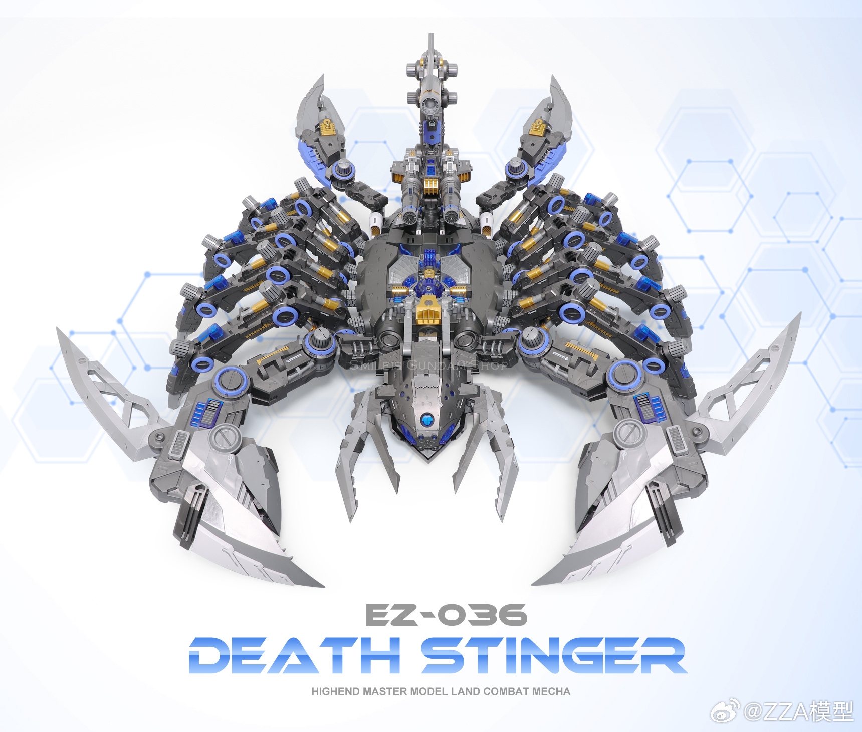 [PO]EZ-036 DEATH STINGER[White Blue][ZA Model]