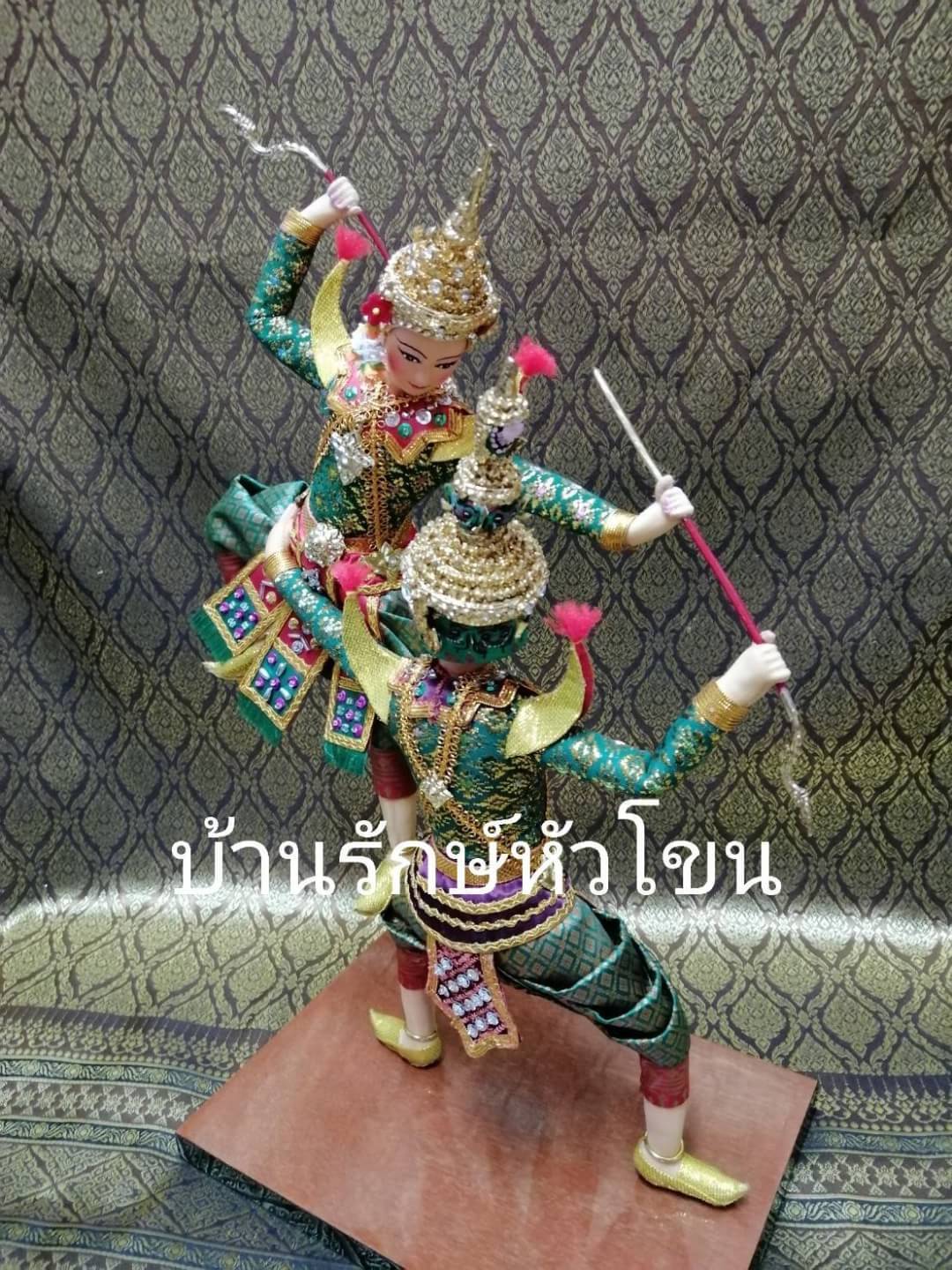 ตุ๊กตาโขน พระรามสู้ทศกัณฐ์