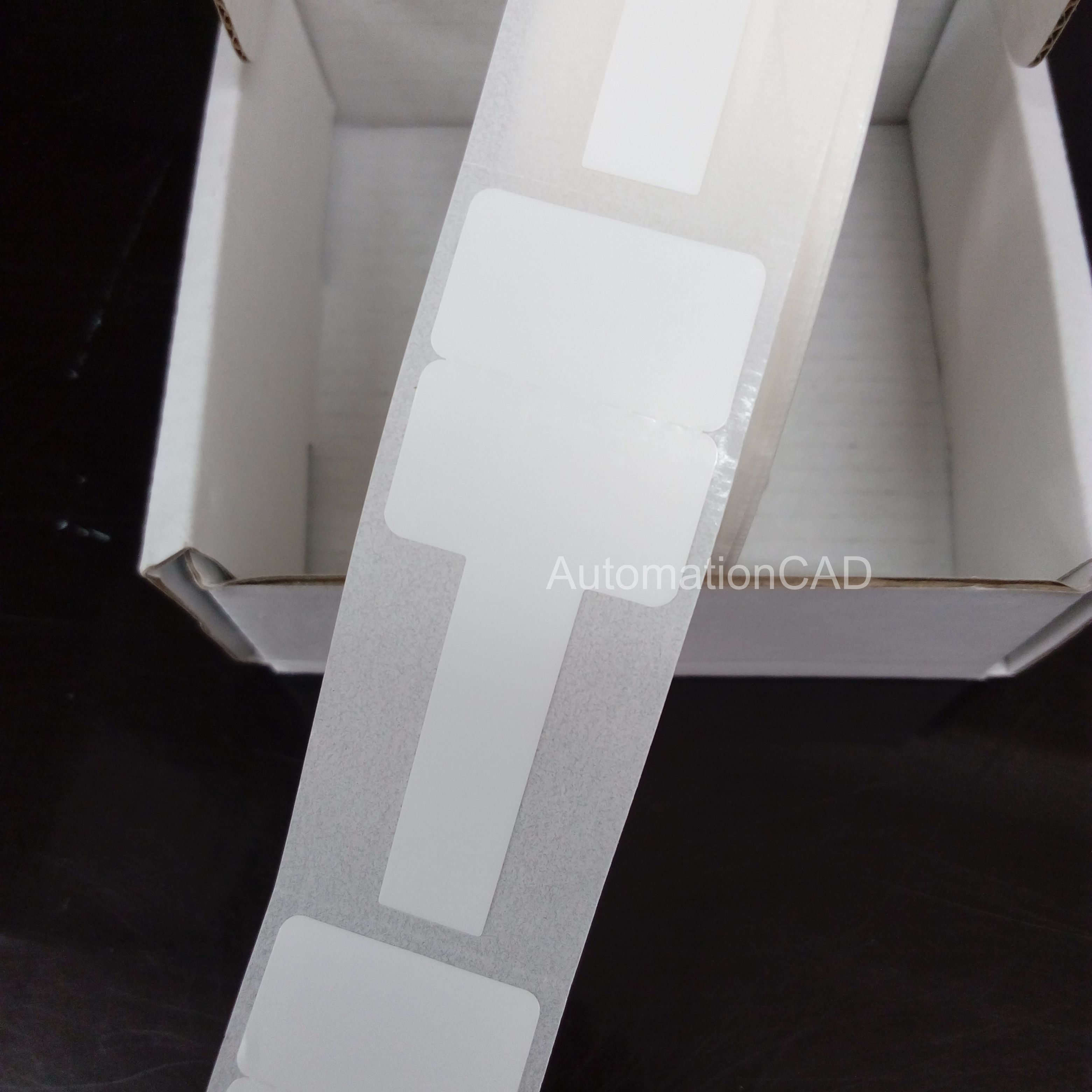 สติ๊กเกอร์มาร์คสายไฟ แบบธง 25mm x 15mm หางยาว เบอร์มาร์คสายไฟ CABLE MARKER