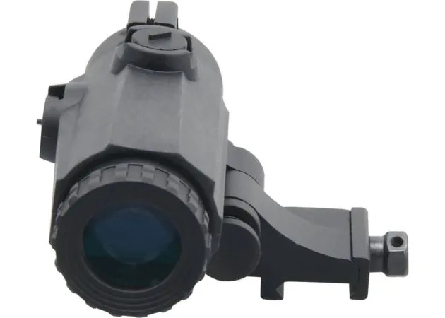 New. ซูมหลังดอท Maverick-III 3×22 Magnifier MIL - Vector Optics ใช้ซูมผ่านเป้า Red Dot มีกำลังขยาย 3 เท่า หน้าเลนส์ 22mm ติดตั้งด้านหลัง Red Dot (ควรติดตั้งให้ใกล้ที่สุด) วัสดุอะลูมีเนียม แข็งแรงทนทาน ต่อทุกสภาพอากาศ กันละอองน้ำได้ในระดับหนึ่ง มาพร้อมเคสย