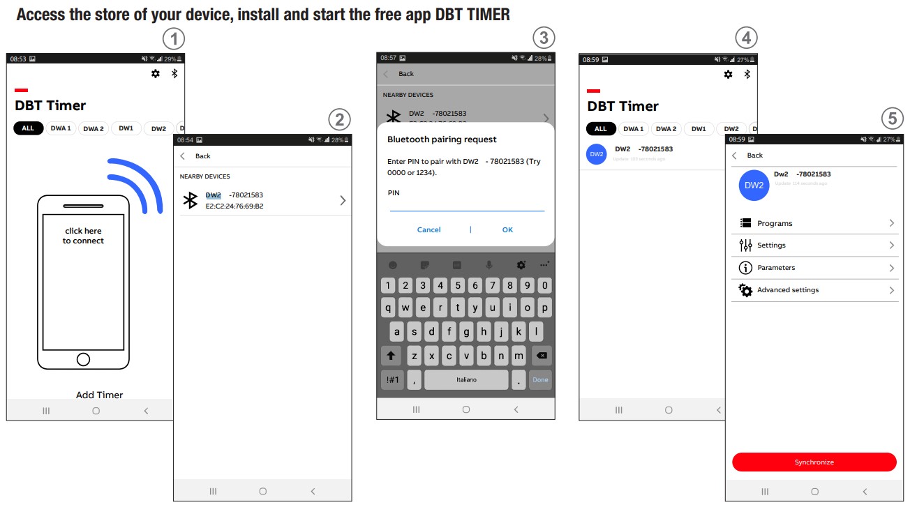 ไทม์เมอร์ ABB TIMER 2ch 2 CO ทามเมอร์ รายสัปดาห์ รุ่น DW2 นาฬิกาตั้งเวลา