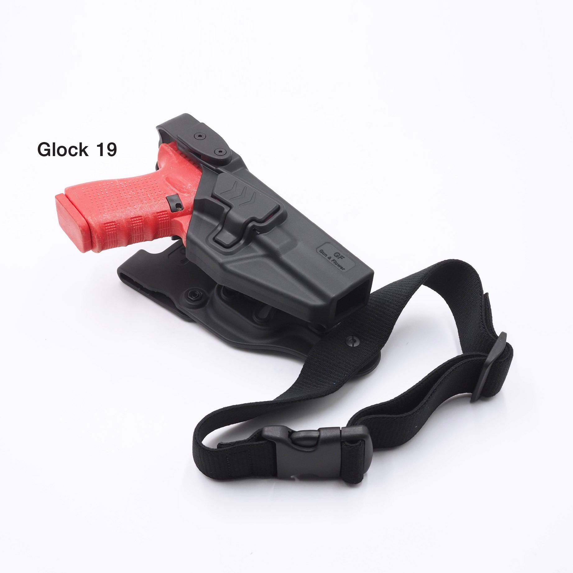 New. ซองพกนอก G17/19 Level 3 GF ( Gun Flower G17/19 Duty Holster Level III ) 🌀 ผลิตจาก Nylon PA66 เกรดคุณภาพ 🌀 ซองออกแบบมาเพื่อความปลอดภัยในการปฏิบัติหน้าที่ 🌀 Double lock 2 ชั้น ปลดนิ้วโป้งก่อน แล้วจึงปลดนิ้วชี้ตาม 🌀 ป้องก