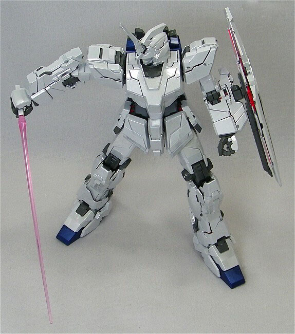 [PO]MG (005A) 1/100 RX-O Unicorn Gundam Ver. Ka Titanium Finish+ปืนกลคู่ 1 กระบอก+แผ่นรองตัด[005][โมจีนTT]