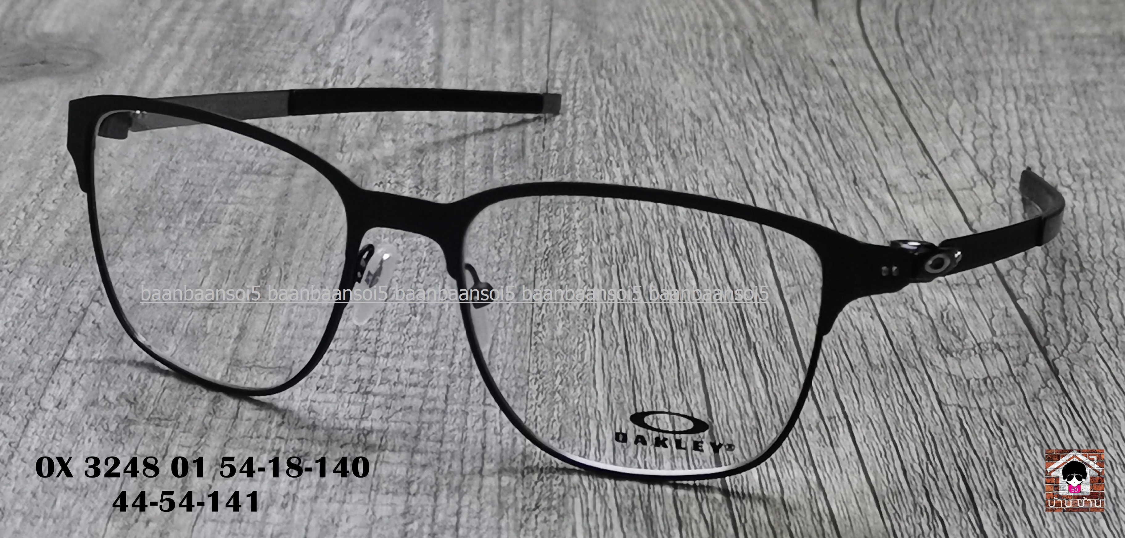 OAKLEY OX3248 01 PODWER COAL โปรโมชั่น กรอบแว่นตาพร้อมเลนส์ HOYA ราคา 6,200 บ