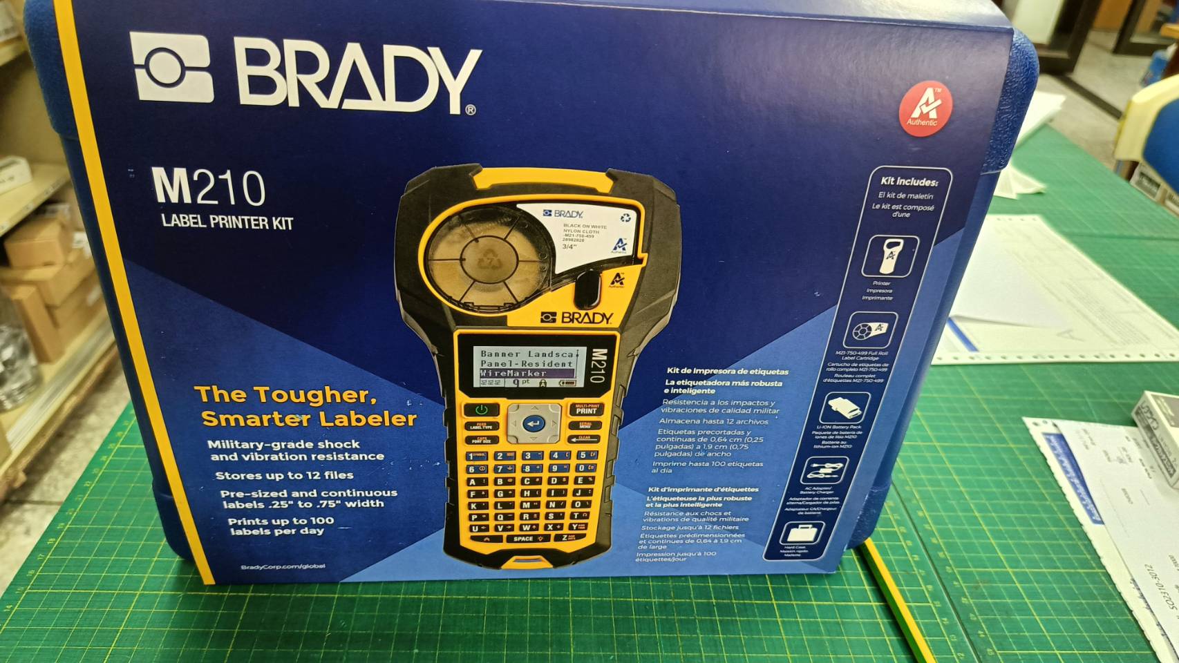 เครื่องพิมพ์สติ๊กเกอร์ BRADY M210 - BRADY LABEL PRINTER