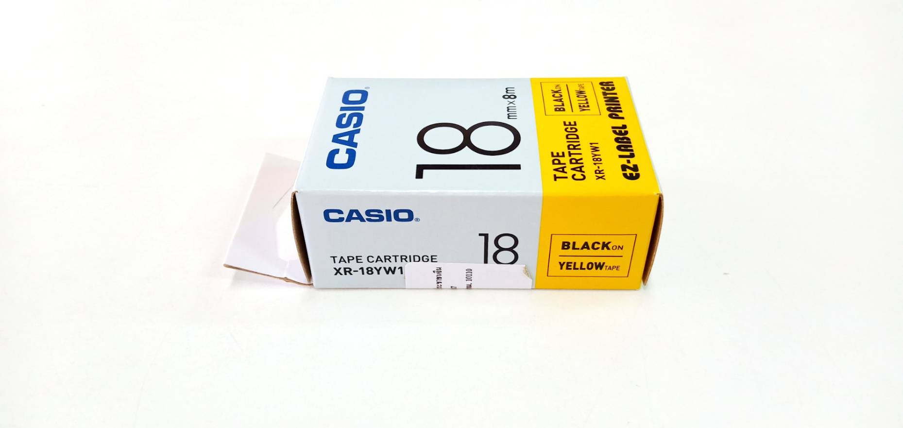 EZ-LABEL CASIO 18mm. สำหรับ เครื่องพิมพ์ฉลาก KL-Series CASIO PRINTER LABEL