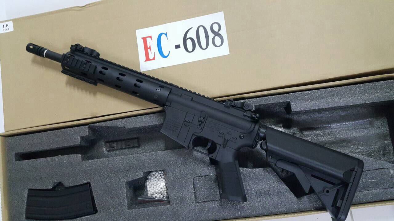 New.ปืนยาว M4 E&C 608 บอดี้เหล็ก ราคาพิเศษ