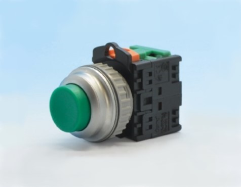 ปุ่มกด Push Button Switch 1NO+1NC TEND สวิตซ์กดจมหัวนูน รู 30 mm
