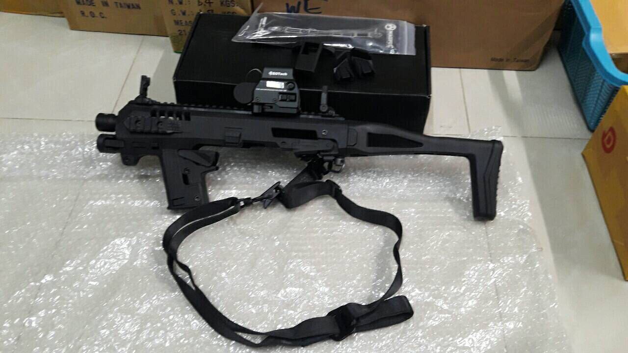 New.ไมโครโลนี้ Glock17 Glock19 มาพร้อมไฟฉายในตัว สีดำ สีทราย ราคาพิเศษ
