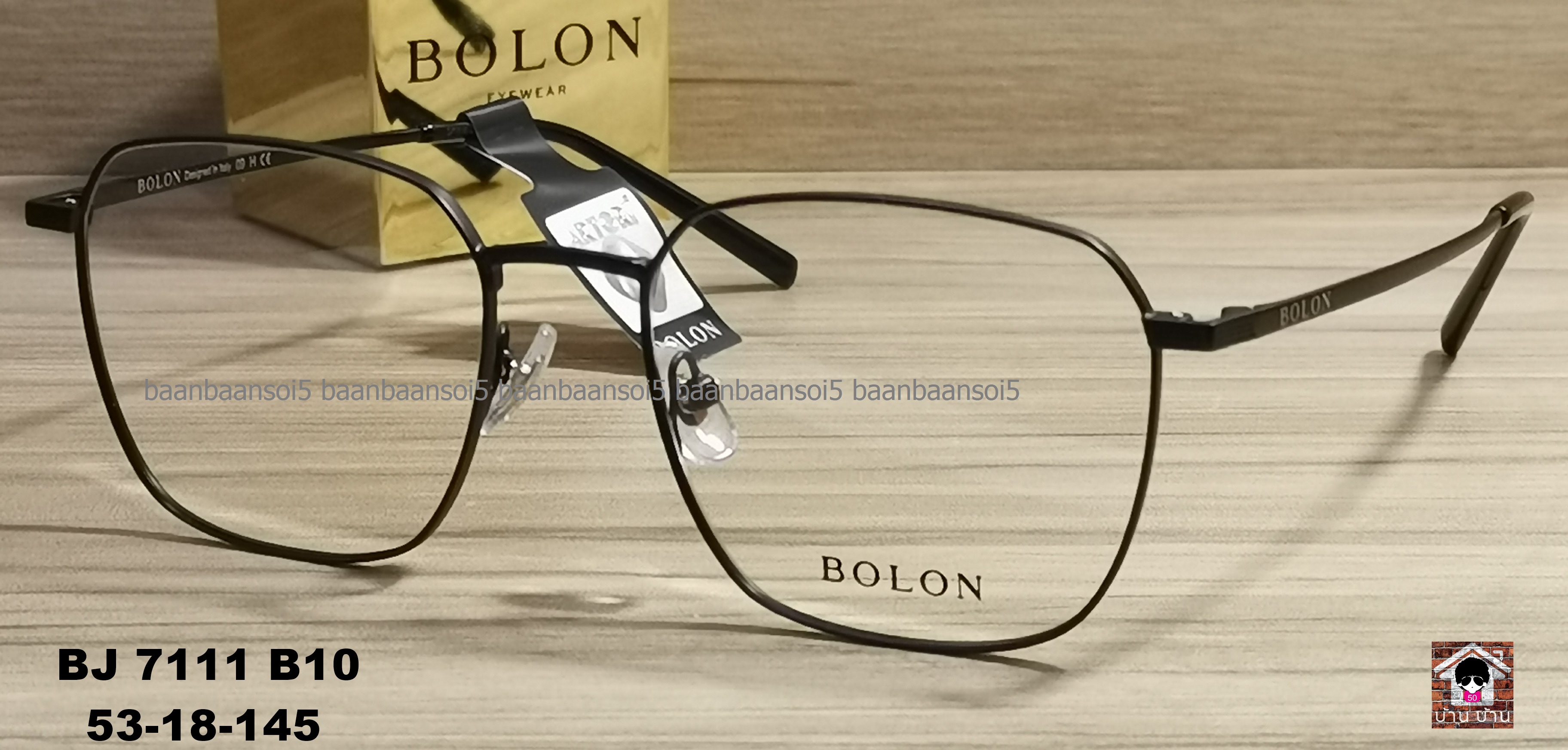 Bolon BJ 7111 B10 โปรโมชั่น กรอบแว่นตาพร้อมเลนส์ HOYA ราคา 3,490 บาท