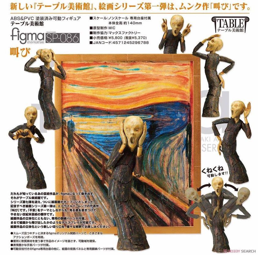 เปิดจอง : figma The Scream(2nd re-run)