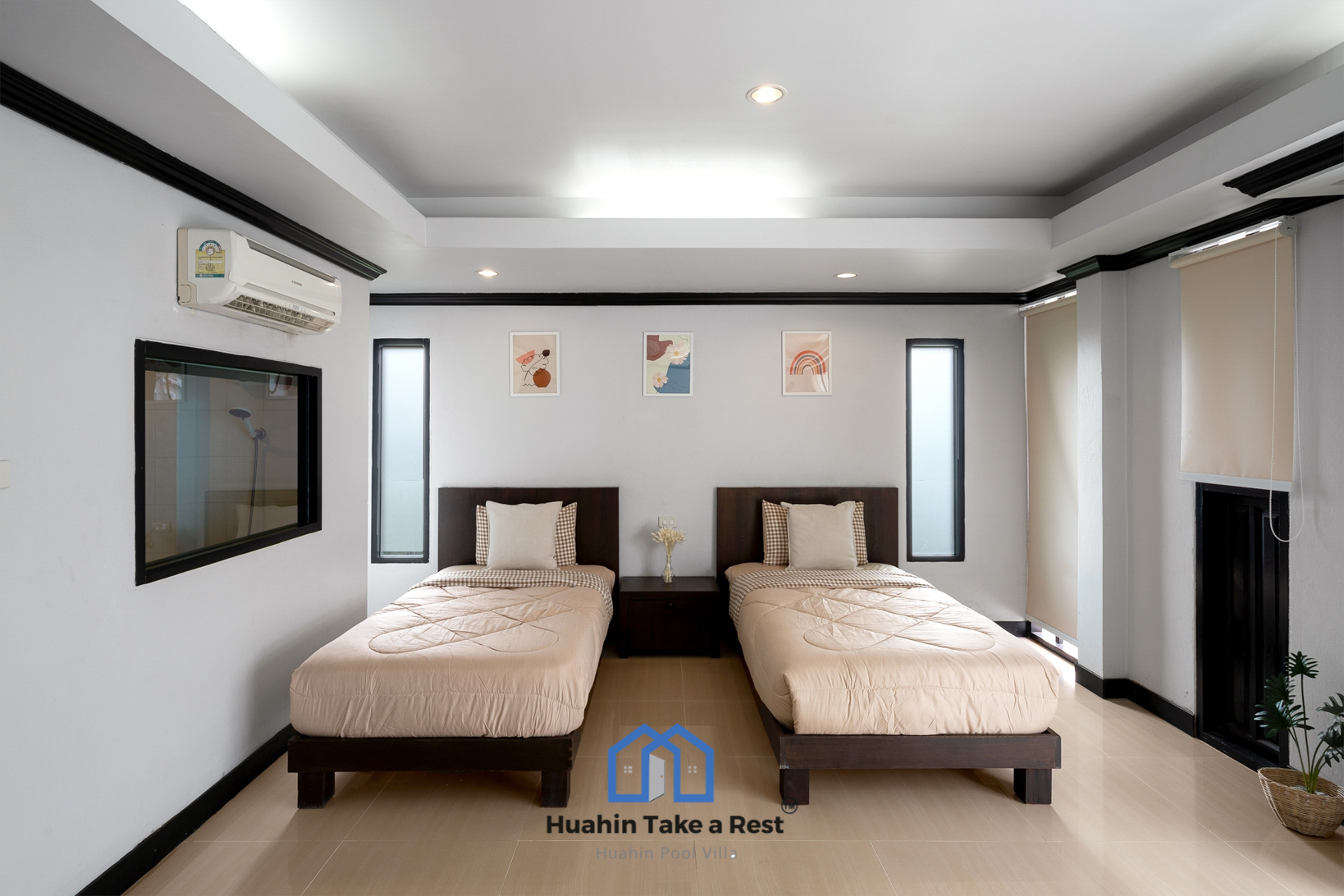 HR15043 บ้านพักหัวหิน บ้านบีชไซด์ พูลวิลล่า