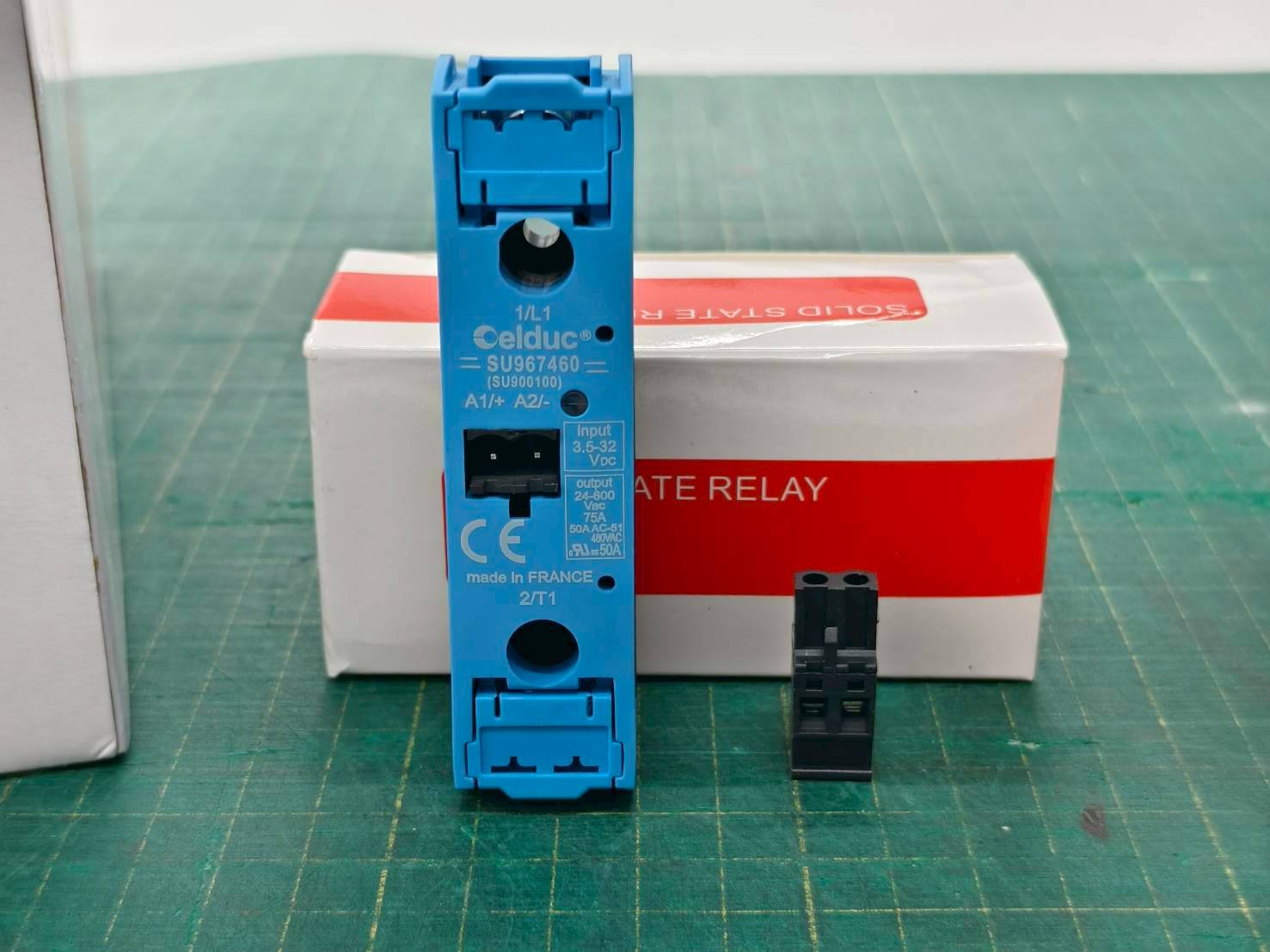 โซลิดสเตต 75A 600VAC input 3.5-32 VDC SOLID STATE RELAY CELDUC รุ่น SU967460