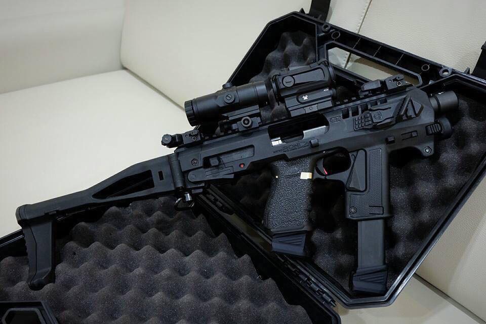 New.Micro roni for Glock ชุด advance kit มีไฟฉายมาพร้อม สำหรับ ปืนสั้น GLOCK17 , 19 , 23 , 25 , 32 ราคาพิเศษ
