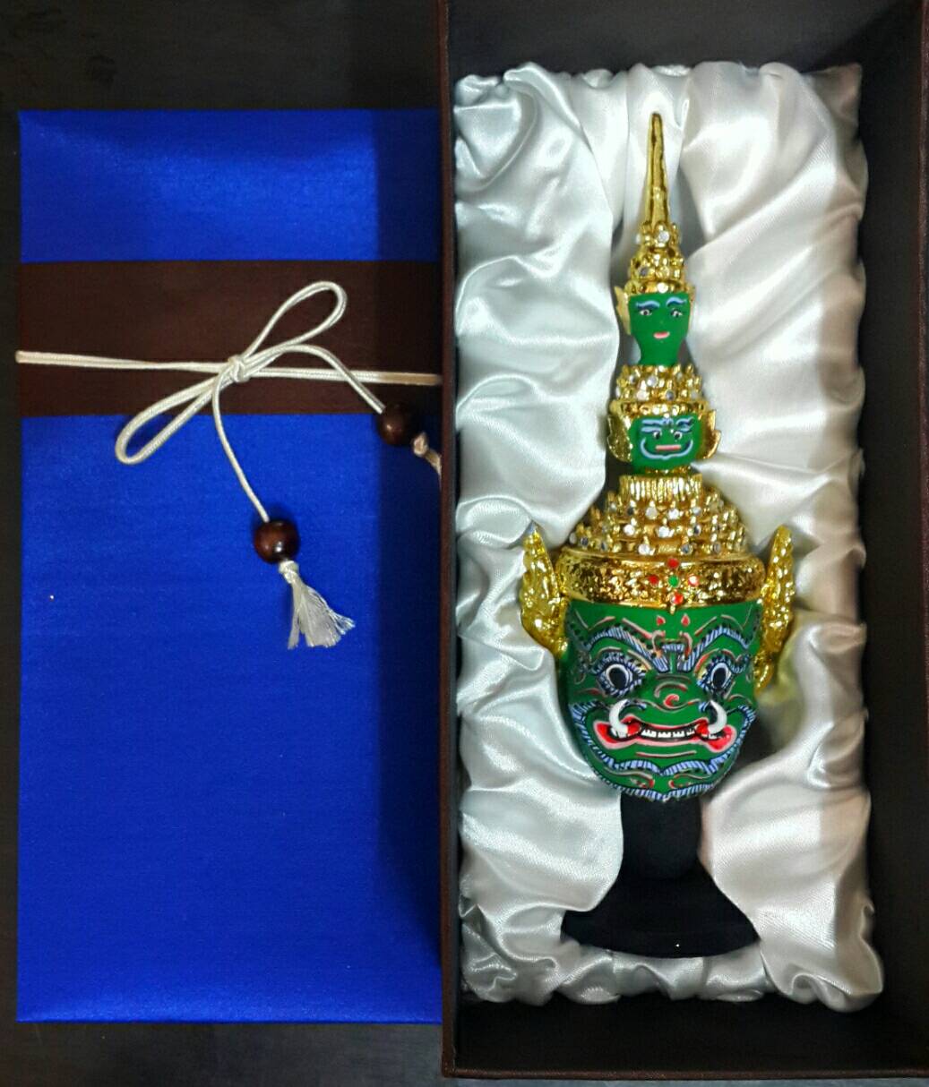 หัวโขนเล็ก พร้อมกล่องผ้าไหม