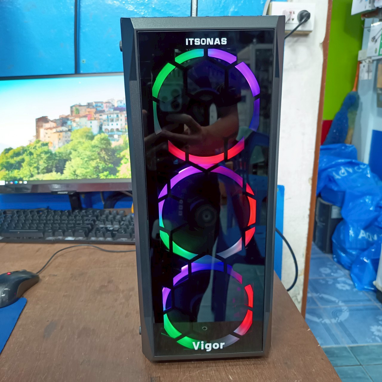 Computer มือ 2 เฉพาะเคส Ryzen 5 2600 3.40GHz