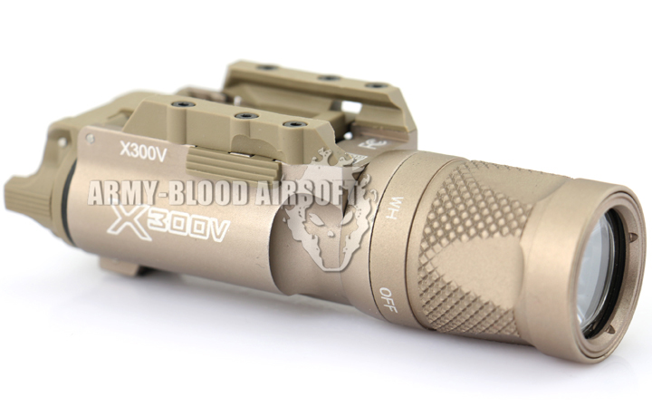 Surefire X300V Style LED Handgun or Long Gun WeaponLight (Tan)