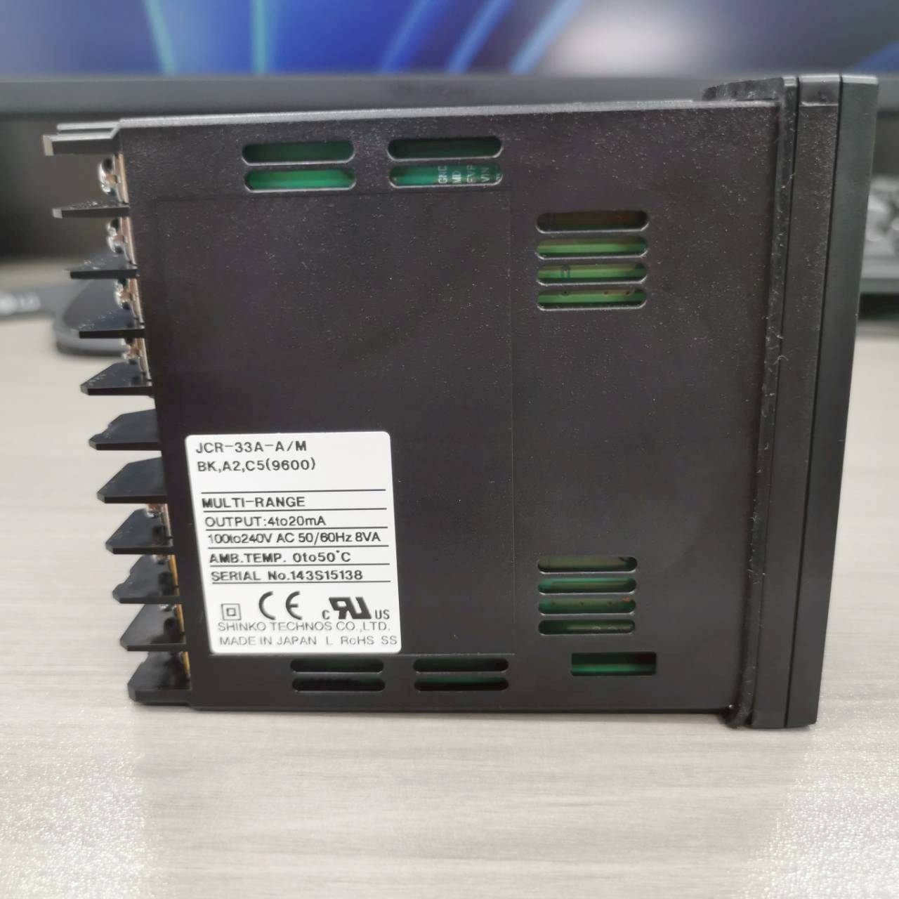 SHINKO เครื่องวัดและควบคุมอุณหภูมิ Temperature Controller - Multi JCR-33A-A/M