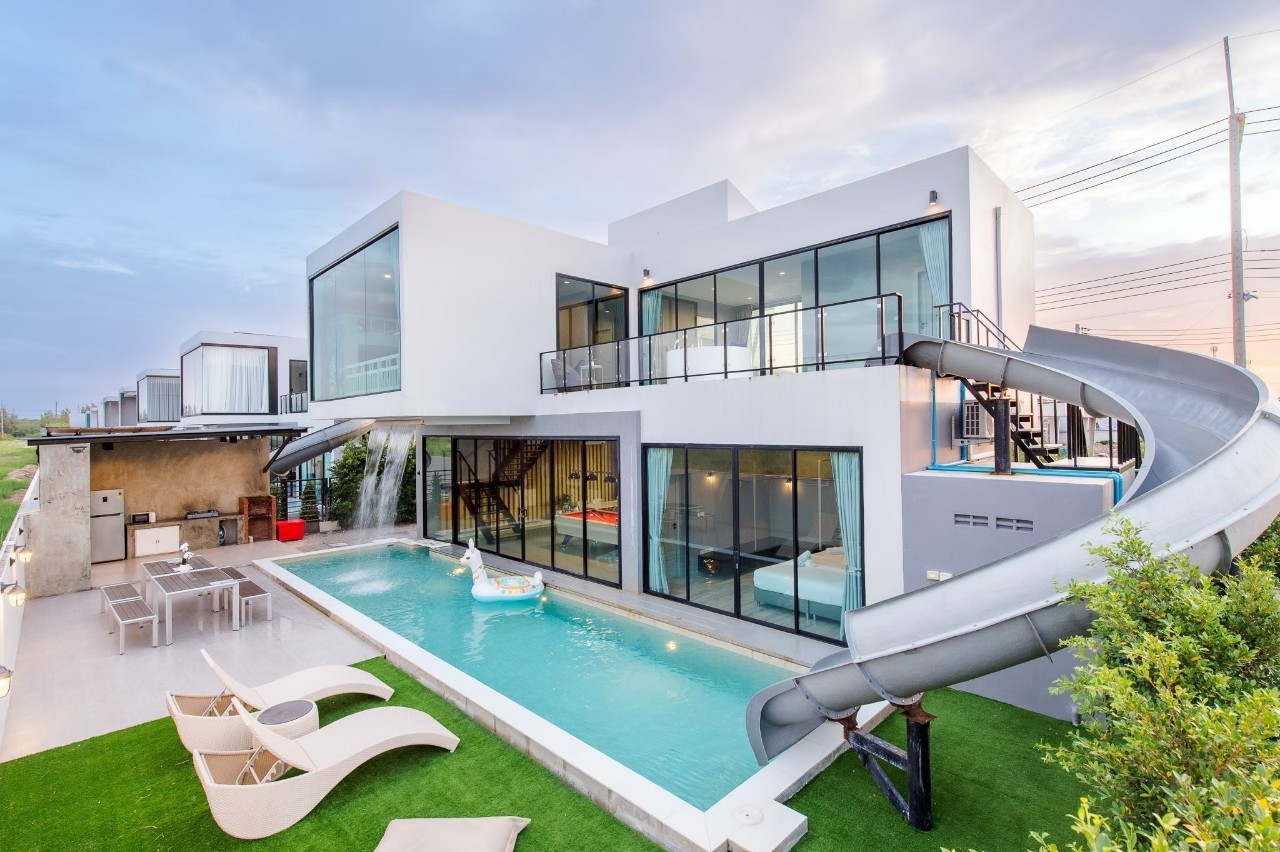 HR4038 บ้านพักหัวหิน บ้านโมเดิร์น สเปซ V.9