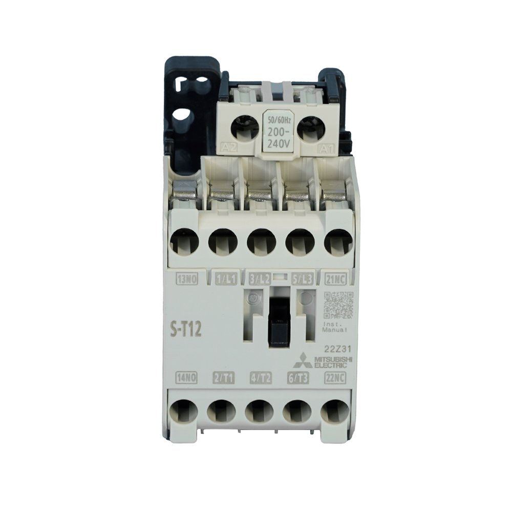 ST12 CONTACTOR MITSUBISHI แมกเนติก คอนแทคเตอร์ รุ่น S-T12 Coil 220V 3P 1NO+1NC 13A Magnetic