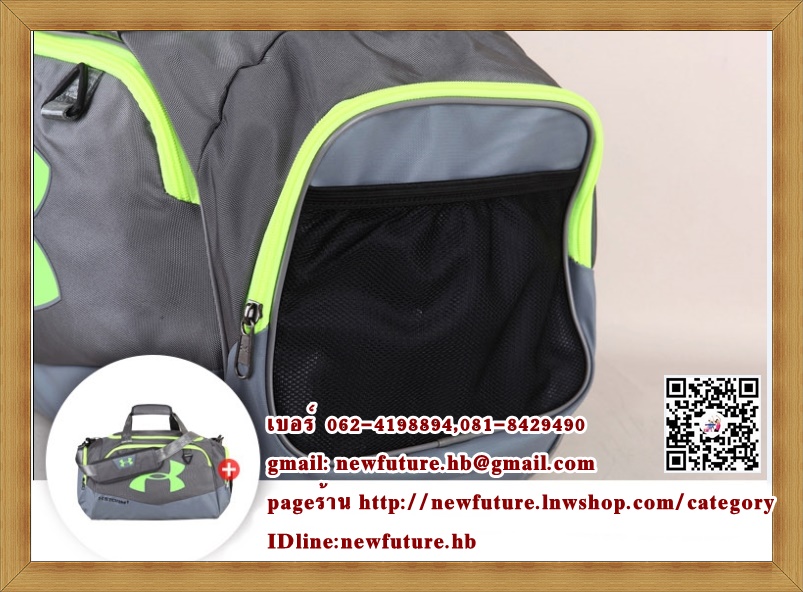 (สินค้าหมดแล้วค่ะ)B-0034กระเป๋าunder armour Sports bag Gym Bags สีดำ กระเป๋าฟิตเนส กีฬา เดินป่า