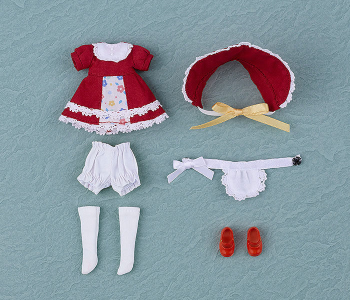 เปิดจอง : Nendoroid Doll Outfit Set Retro One-piece Dress (Red)