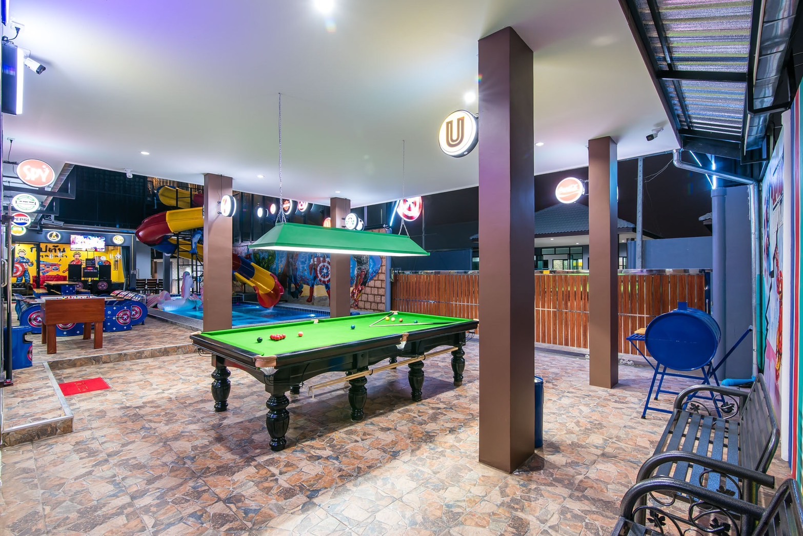 HR8005 บ้านพักชะอำ บ้านมาเวลล์ พูลวิลล่า V.2