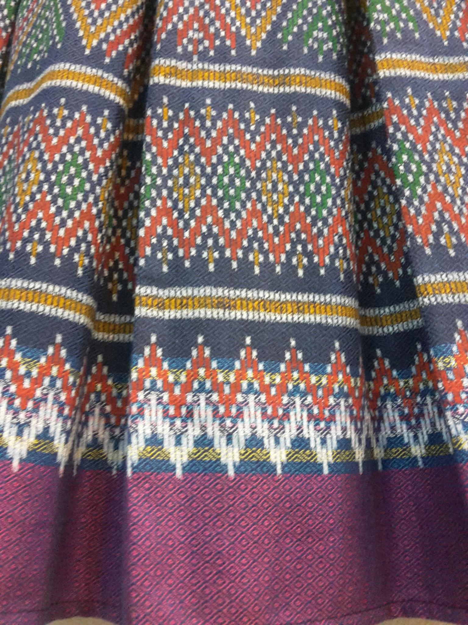 กระโปรงผ้าไทยสำเร็จรูป กระโปรงผ้าฝ้ายมัดมัดหมี่ กระโปรงผ้าฝ้ายทรงทวิท กระโปรงผ้าฝ้ายวัยรุ่น