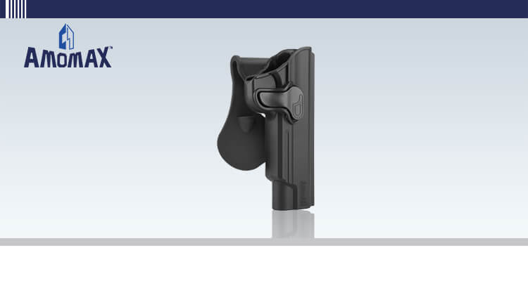 ซองปืน ยี่ห้อ Amomax ของปืน Colt 1911 ปืนรุ่นที่ใส่ได้ 1911 ใน1ชุด มีซองปืน ราคา 900บาท