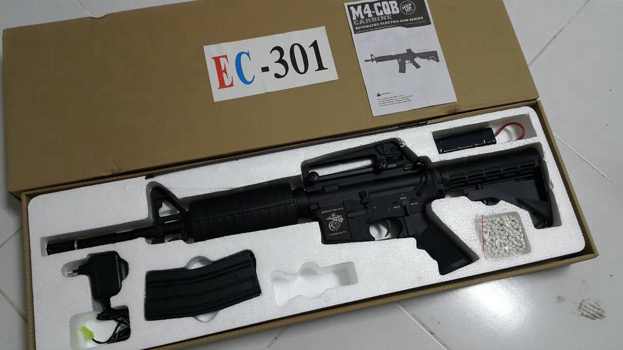 New.ปืนยาว M4 E&C 301 บอดี้เหล็ก ราคาพิเศษ