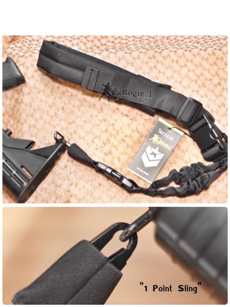 New.สายสะพายปืน Bogie1 ผ้าคอดูร่า แบบจุดเดียว ราคาพิเศษ
