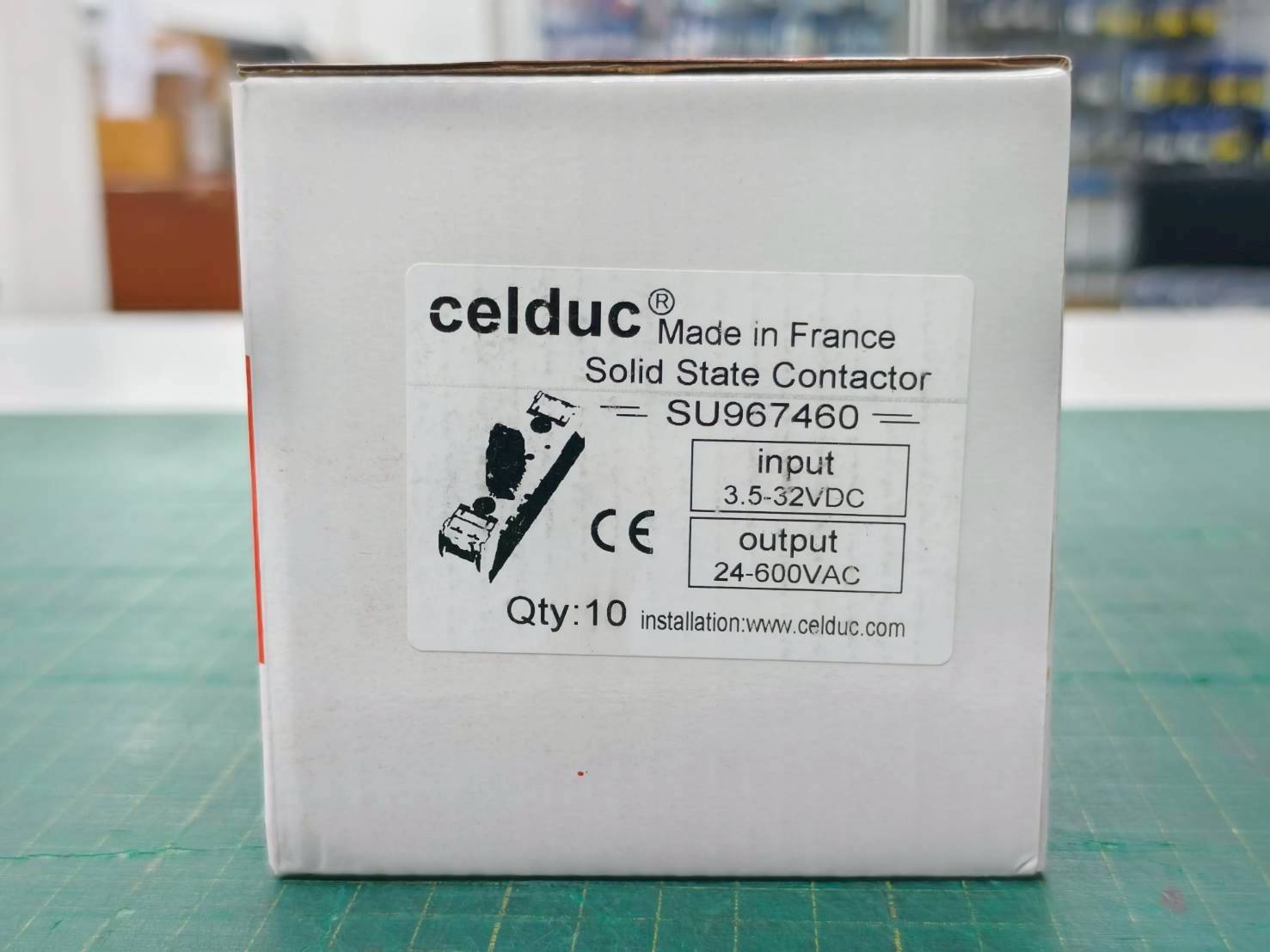โซลิดสเตต 75A 600VAC input 3.5-32 VDC SOLID STATE RELAY CELDUC รุ่น SU967460
