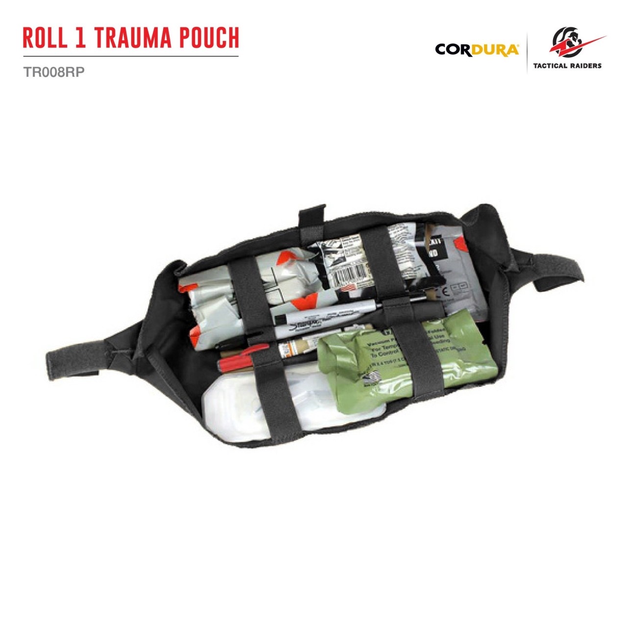 (clapping hands)สินค้าเข้ามาใหม่ค่ะ (fire)Roll 1Trauma Pouch [ TR008RP ] ( Tactical Rider ) ♣️ ผลิตจากผ้า Cordura 500D ♣️ ใช้ร่วมกับ JPC 2.0 , FCSK 2.0 , FCPC, AVS, LV119, SLICKSTER ♣️ สำหรับใส่ First Aid Kit ♣️ มี 2 ส่วน : กระ
