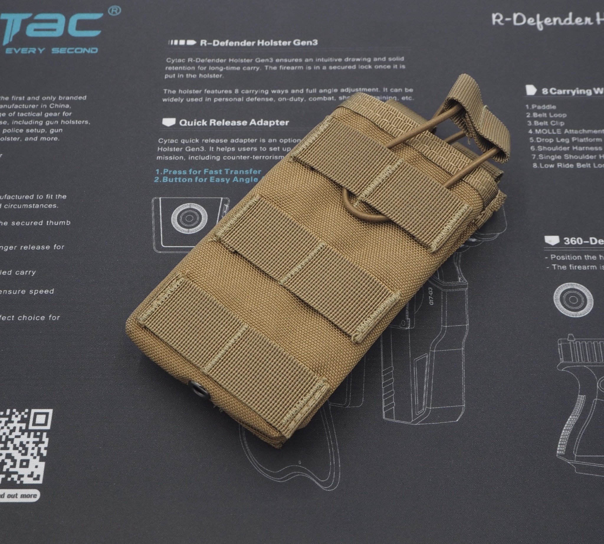 ซองใส่เเม็กกาซีน M1 - ใช้วัสดุทนทาน เเข็งเเรง ใช้งานง่ายสะดวก - สามารถติดกับเวสได้ มี 3 สี ให้เลือก