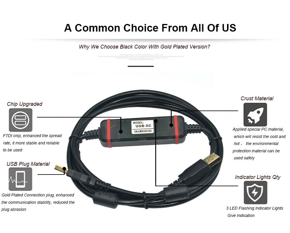 สายลิ้งค์ PLC XINJE XC1 XC2 XC3 XC series Download cable ดาวน์โหลด
