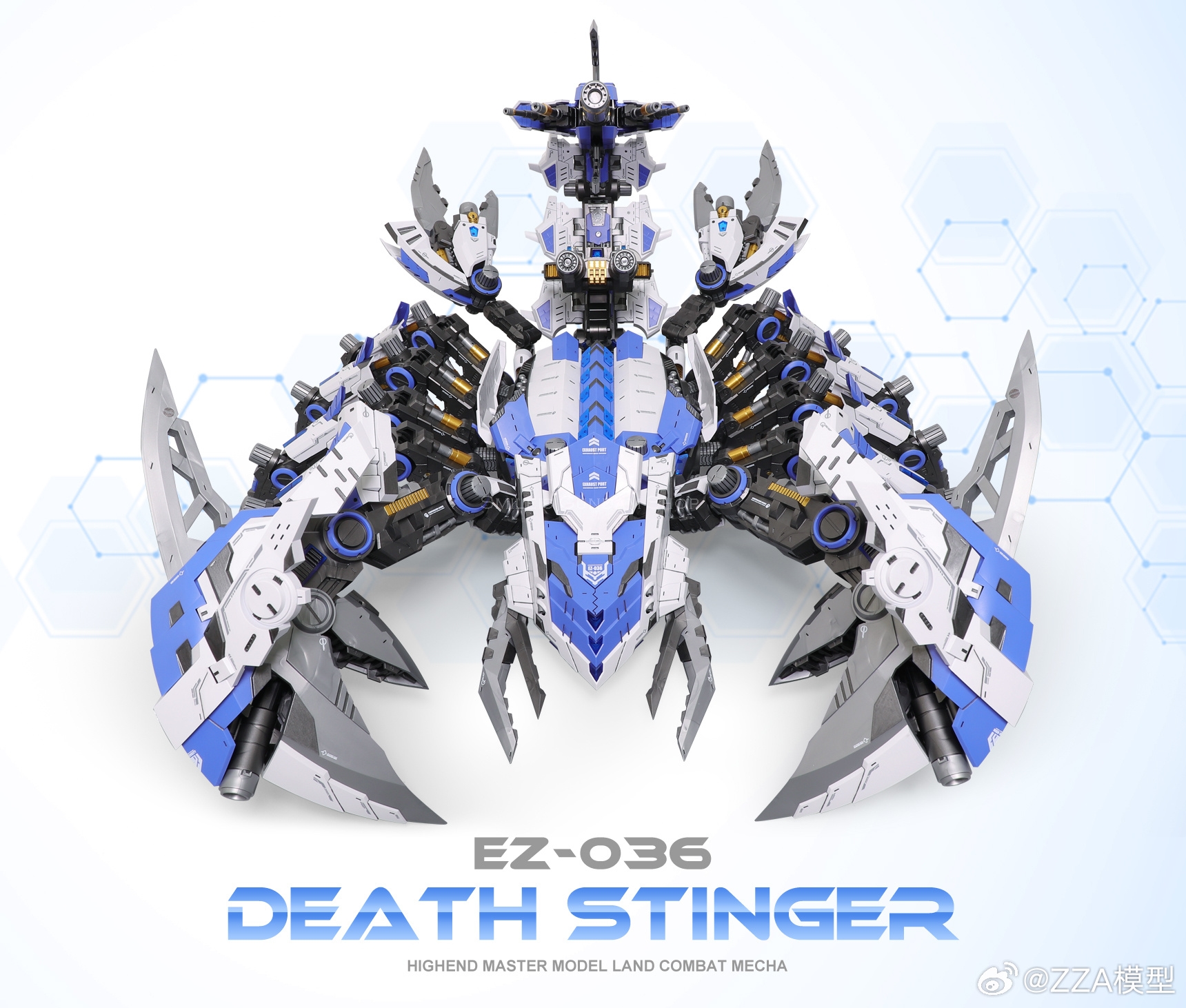 [PO]EZ-036 DEATH STINGER[White Blue][ZA Model]