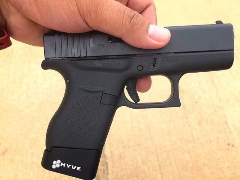 https://youtu.be/VsWr5B01xGQ New.ส้นแม็ก+2 Glock 26 / Glock 43 ยี่ห้อ HYVE มี3สี ราคาพิเศษ