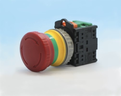 ปุ่มกด Push Button Switch 1NO TEND สวิตซ์กดล็อกหัวเห็ด รู 30 mm