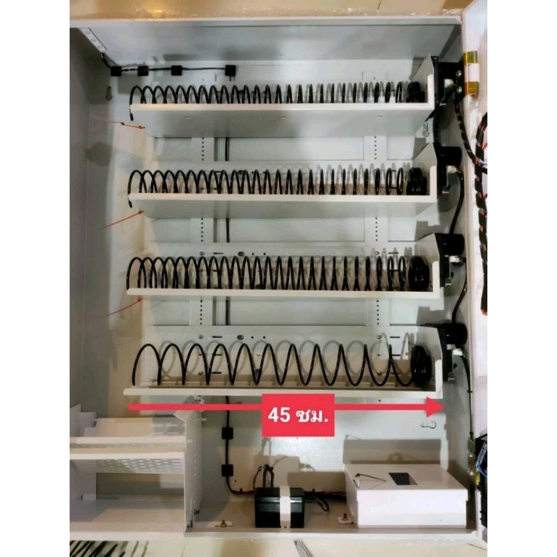 🇹🇭รางสปริงบรรจุสินค้าสำหรับเครื่องขายสินค้าหยอดเหรียญ-ยาว43ซ.ม.(ตัดออกเพื่อนำไปใช้งานได้ทุกเครื่อง) ขนาด3-24ช่อง⭐⭐⭐⭐⭐