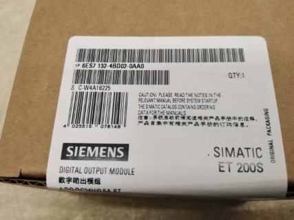 DIGITAL OUTPUT 4 DO 24VDC 6ES7 132-4BD02-0AA0 PLC SIEMENS SIMATIC ET 200S