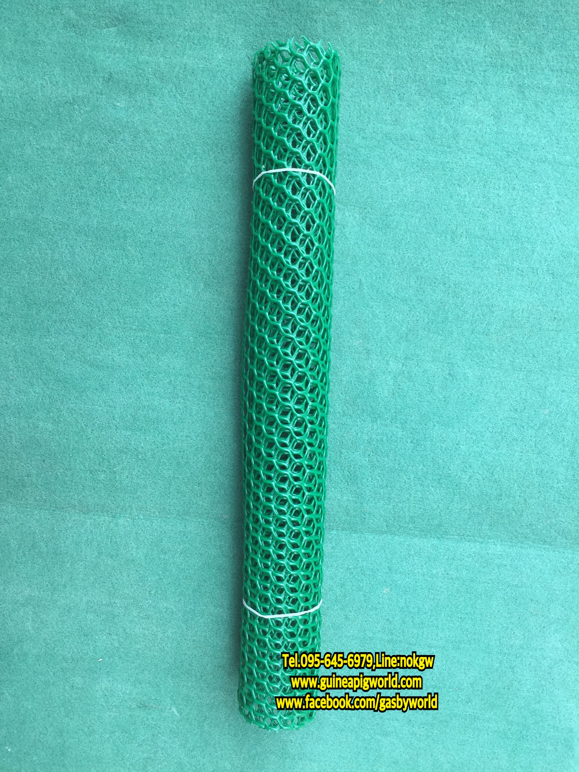 ตาข่ายพลาสติกสีเขียว ขนาด45x65cm. หรือ สั่งตัดขนาดที่ต้องการได้