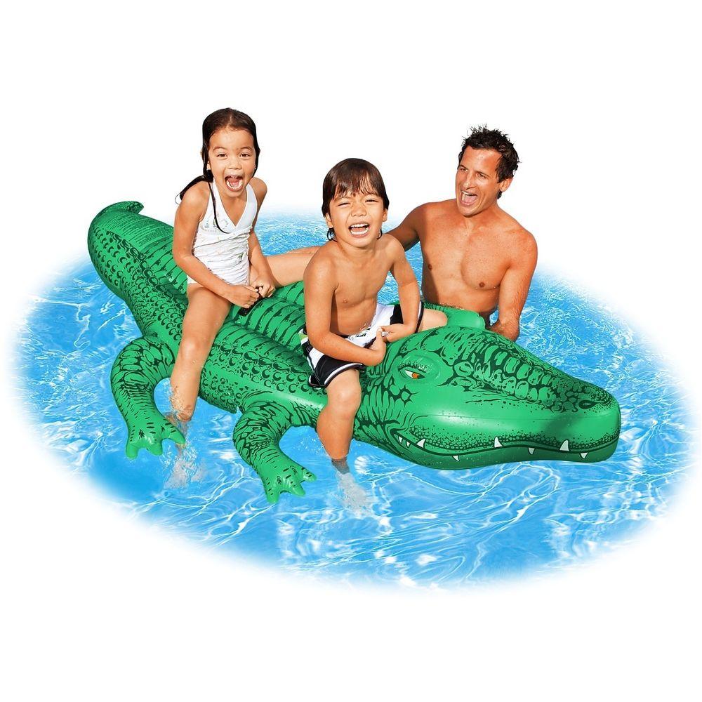 INTEX 58562 แพยางว่ายน้ำเด็กรูปจระเข้ 203 x 114 cm.